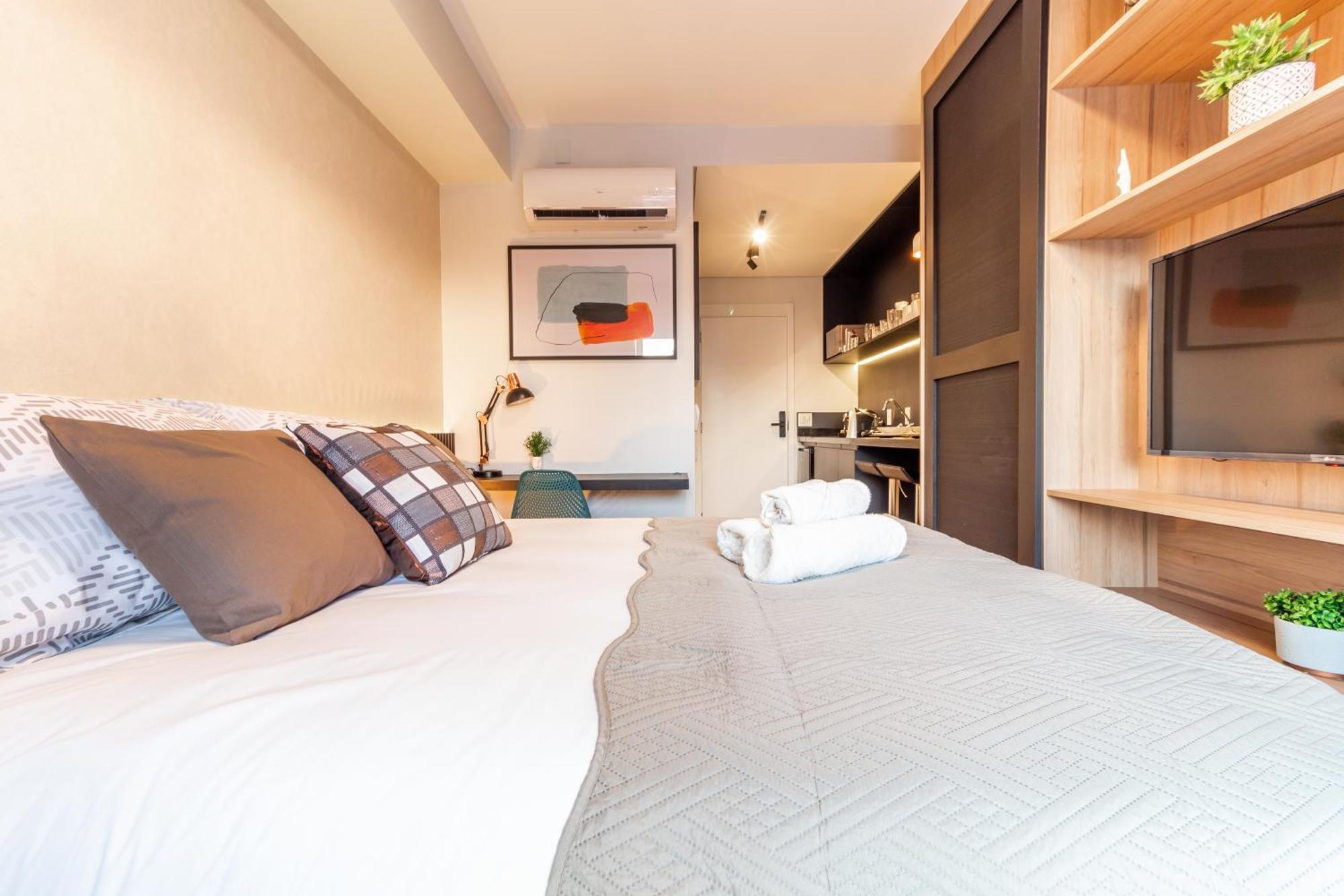 Studios No Melhor Ponto De Moema Garagem Lazer E Metro Perto Wifi Gratis São Paulo Kültér fotó